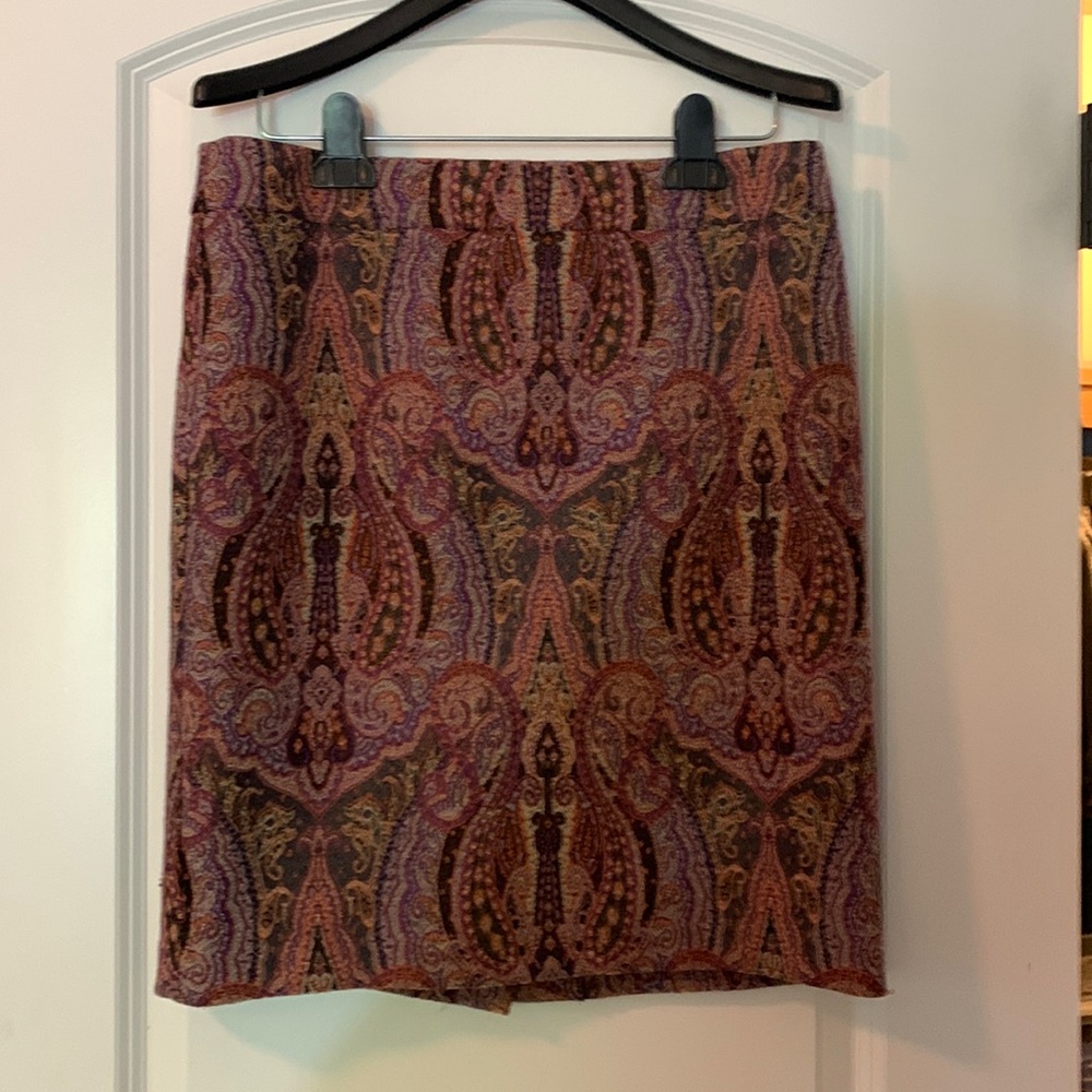 Skirt - purple, orange, black